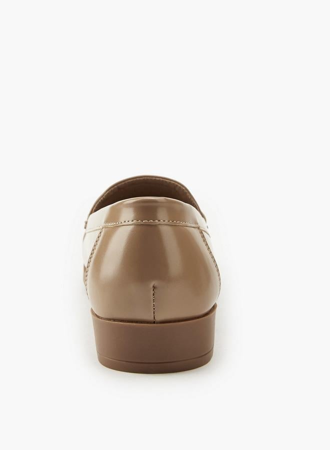 Flora Bella By Shoexpress Flora Bella Chain Detail Slip-On Loafers - Image 5