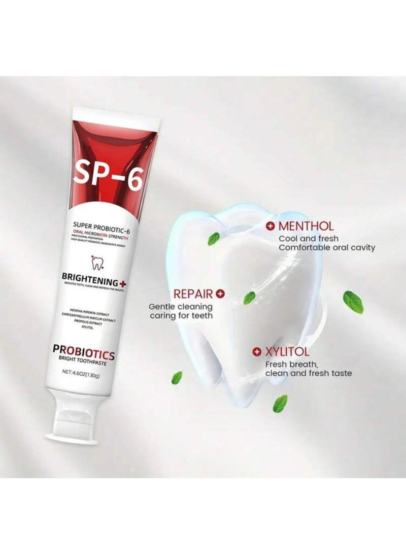 Probiotics SP-6 Probiotic Toothpaste, Effective Teeth Whitening, Protect Enamel, Remove Stains - Image 1