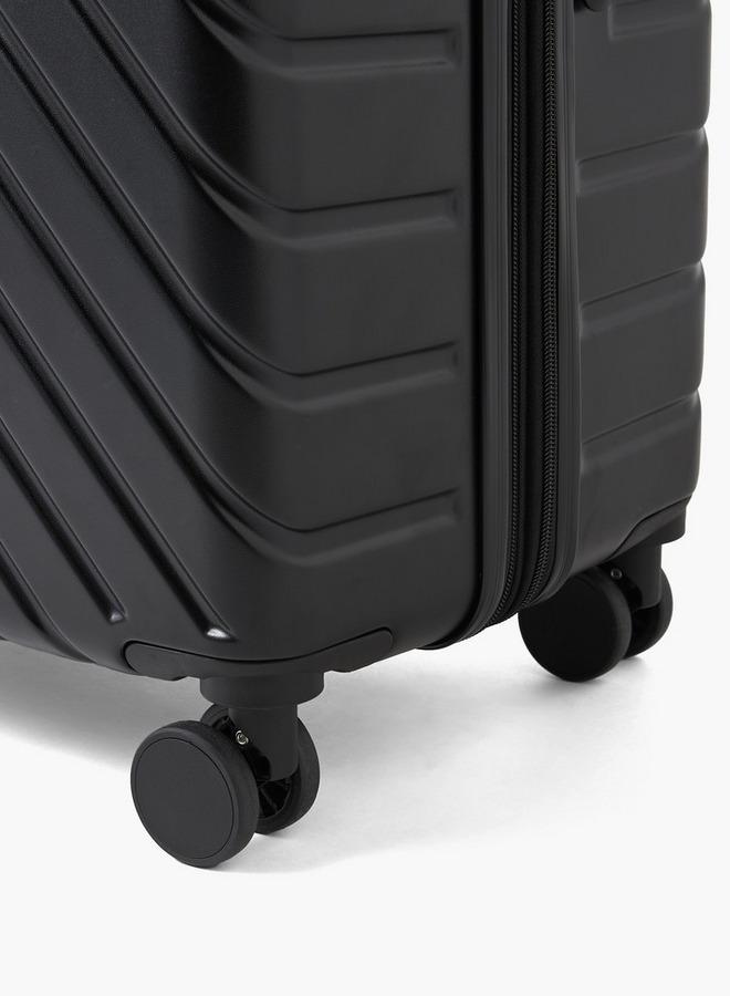 Oaklan by Shoexpress Textured Hardcase Luggage Trolley With Retractable Handle - Image 2