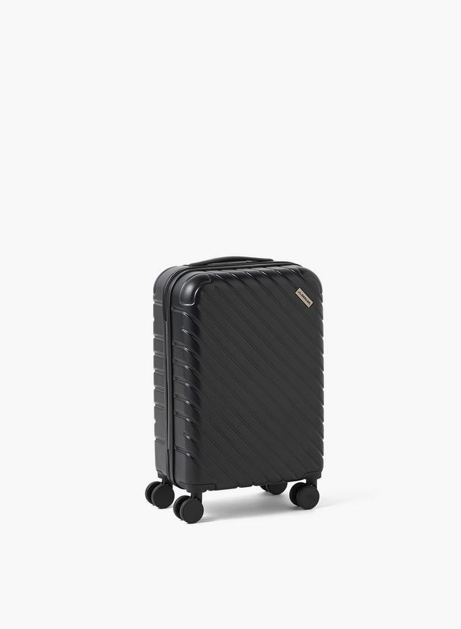 Oaklan by Shoexpress Textured Hardcase Luggage Trolley With Retractable Handle - Image 4