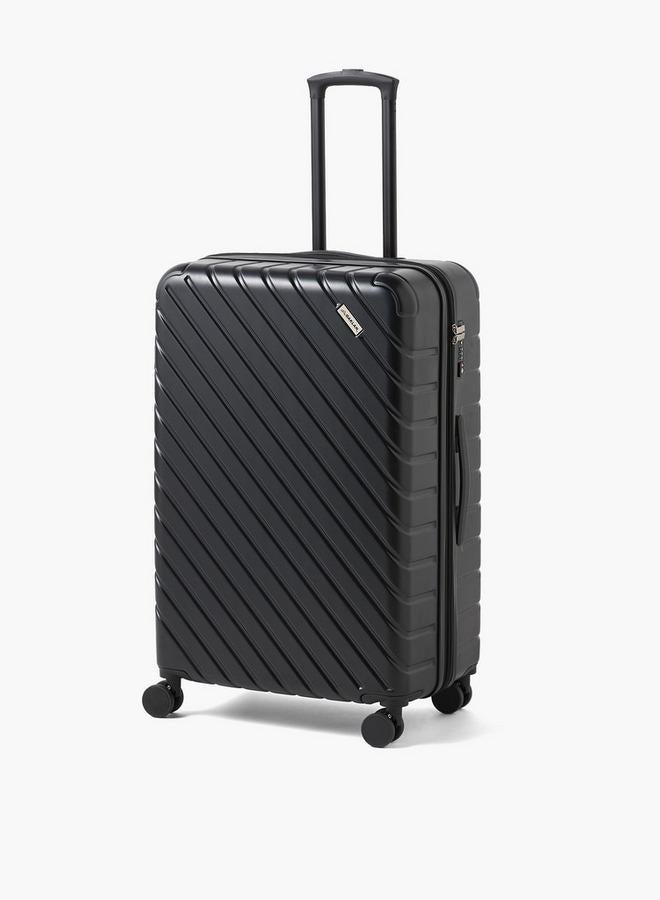 Oaklan by Shoexpress Textured Hardcase Luggage Trolley With Retractable Handle - Image 1