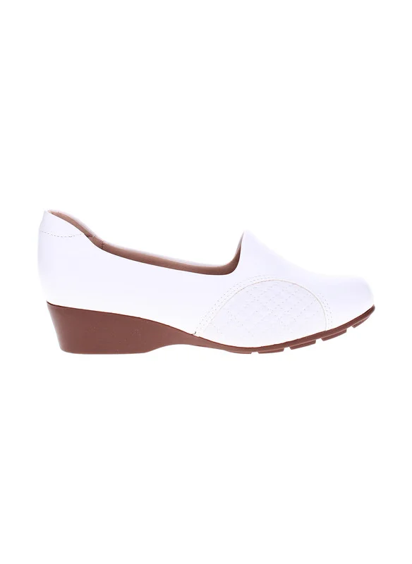 MODARE Modare Ladies Low Heel Shoes White | Made In Brazil