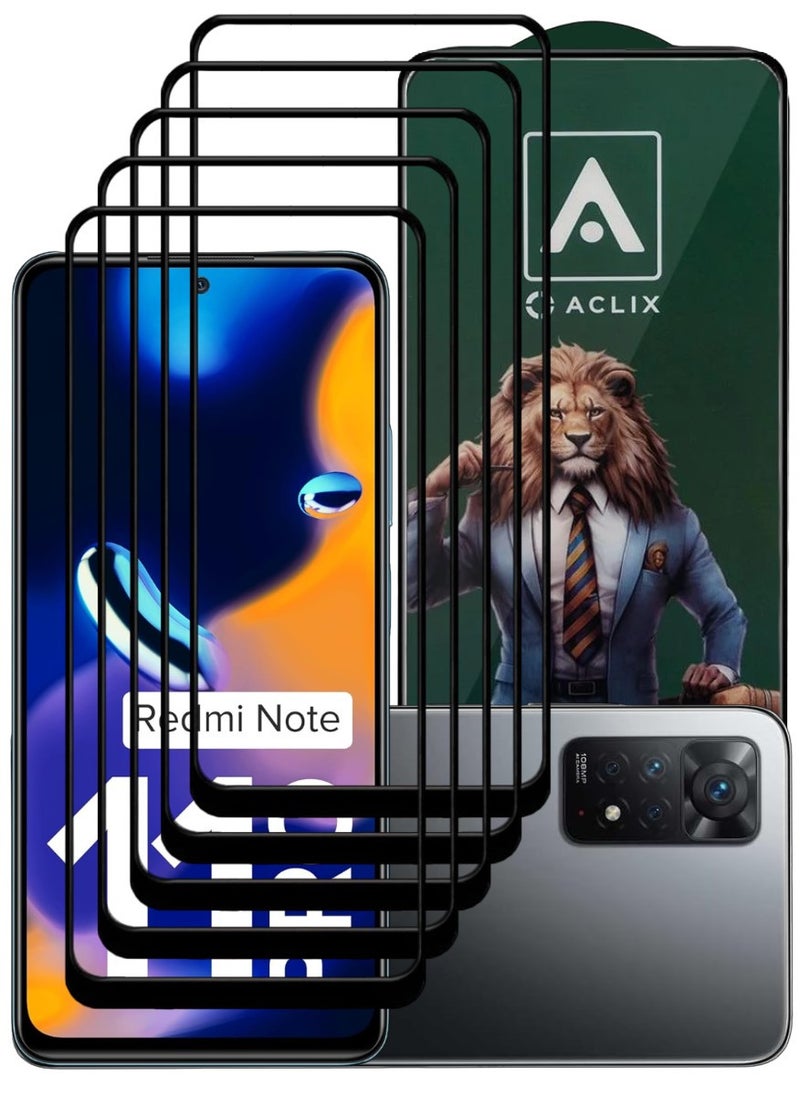 أكاليكس 5 قطع، حماية شاشة،  لهاتف شاومي ريدمي نوت 11 برو ، جودة ممتازة. - Image 1