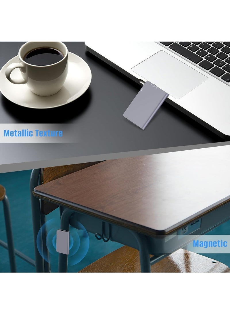 بوي مسجل صوت 128 جيجابايت، تسجيل لمدة 760 ساعة، تسجيل يتم التحكم فيه صوتيًا، تقليل الضوضاء الذكي، مسجل صوت قابل لإعادة الشحن مع التشغيل، مناسب للمحاضرات والاجتماعات (مغناطيسي) - Image 3