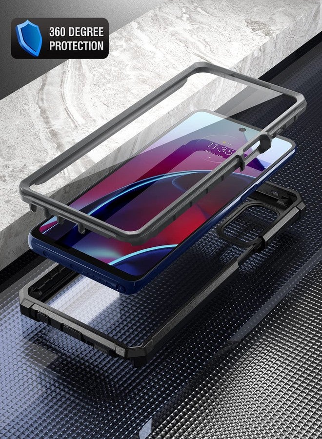 Poetic Guardian Series Case Designed for Motorola Moto G Stylus 2022 4G Model # XT2211, [6FT Mil-Grade Drop Tested], Full-Body Hybrid Shockproof Bumper Cover with Built-in Screen Protector, Black - Image 3
