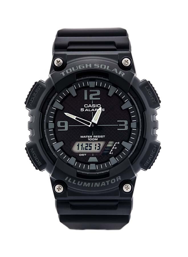 CASIO Men Resin Analog & Digital Wrist Watch AQ-S810W-1A2VDF - 52 mm - Black - Image 1