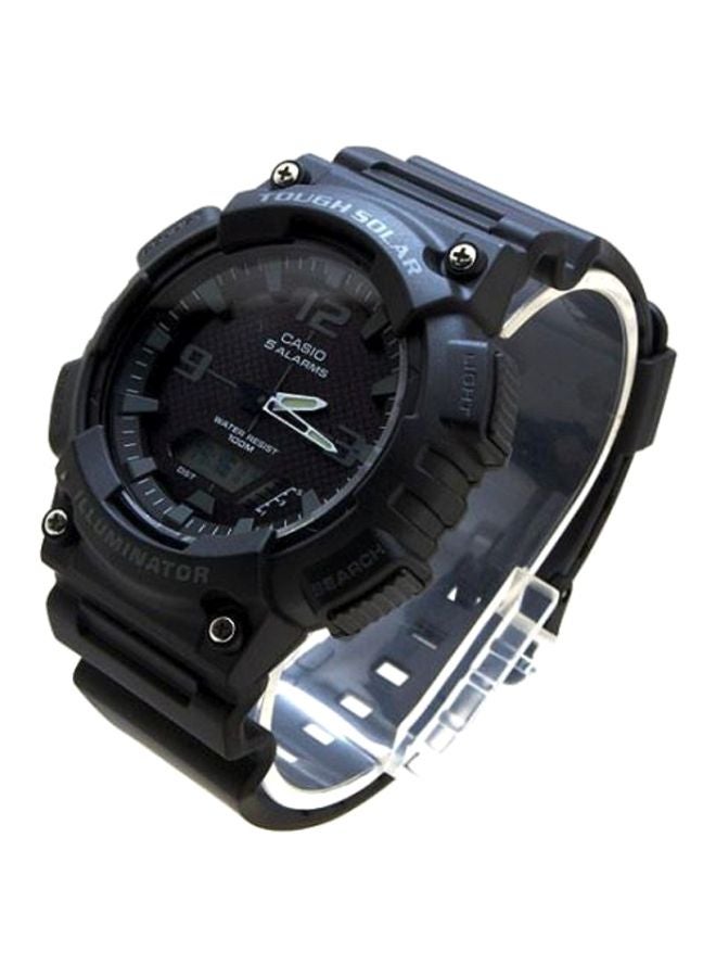CASIO Men Resin Analog & Digital Wrist Watch AQ-S810W-1A2VDF - 52 mm - Black - Image 5