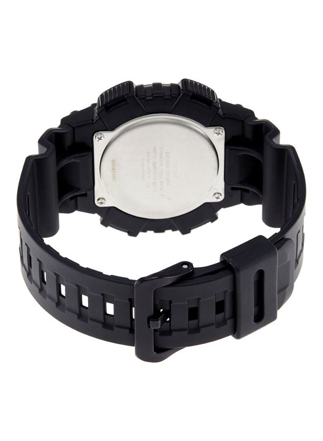 CASIO Men Resin Analog & Digital Wrist Watch AQ-S810W-1A2VDF - 52 mm - Black - Image 2