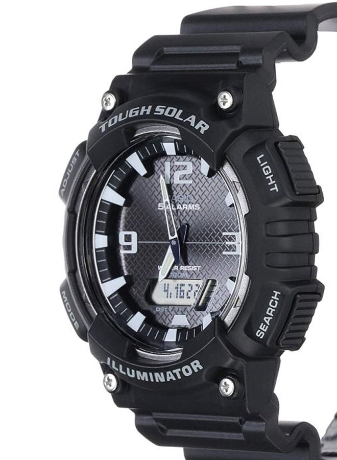 CASIO Men Resin Analog & Digital Wrist Watch AQ-S810W-1A2VDF - 52 mm - Black - Image 4