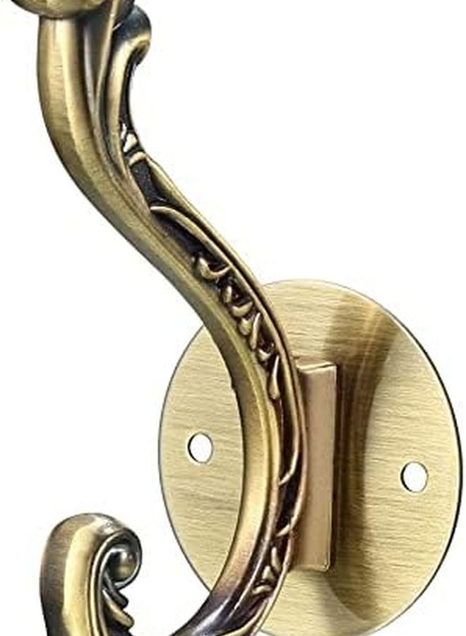 Green Bronze Zinc Alloy Wall Mounted Single Towel Hook Hanger With Screws - Image 1