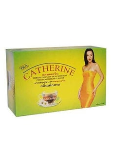 Catherine 32-Bag Thai Natural Herbal Infusion Chrysanthemum Flavour, Detox, Slimming Green Tea  - Image 1