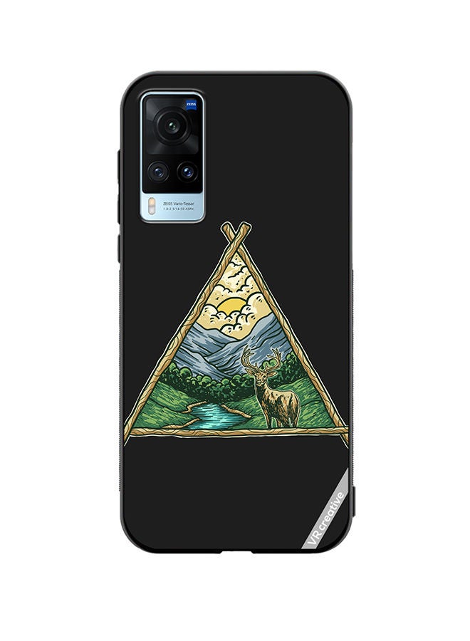 VR CREATIVE Protective Case Cover For Vivo X60 Deer Design Multicolour - Image 1