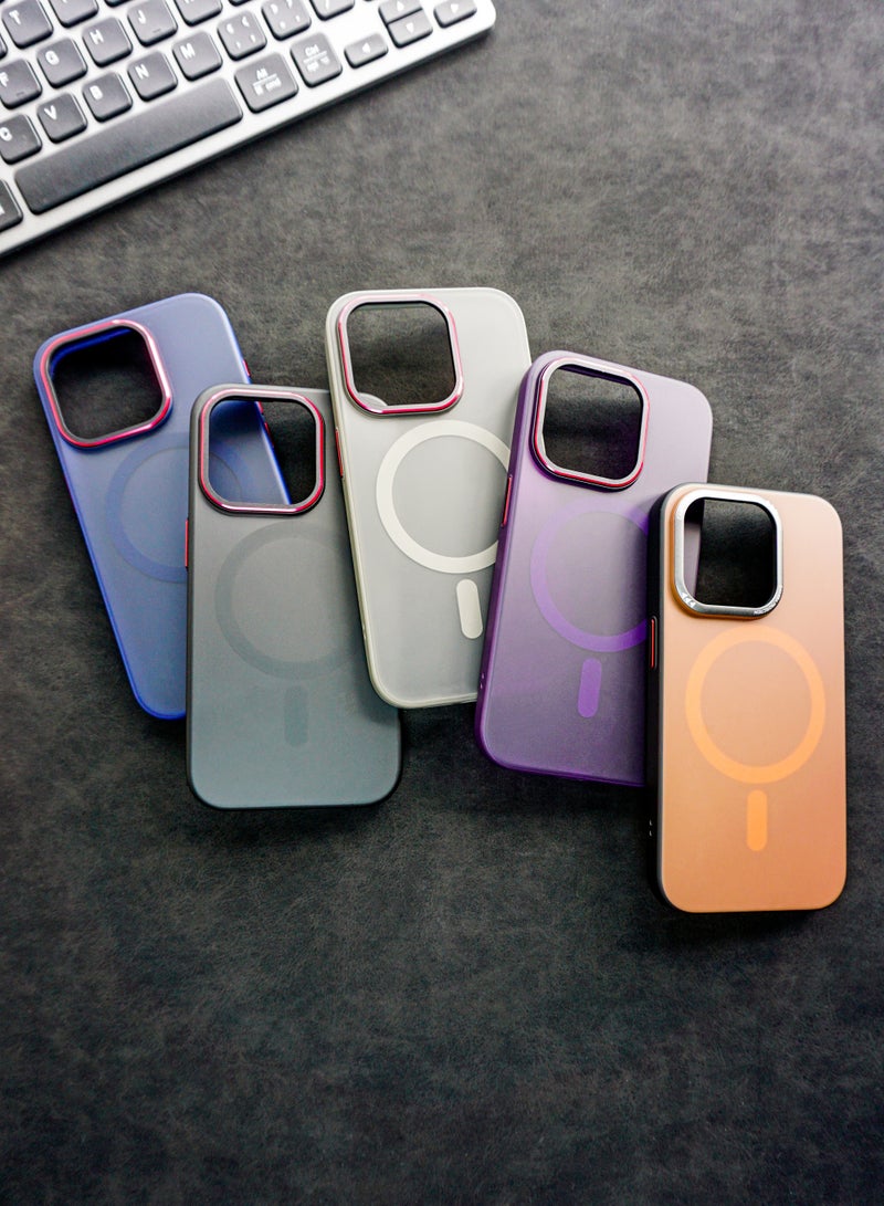 iPhone 15 Pro Max Clear Case with MagSafe Grey - Image 2