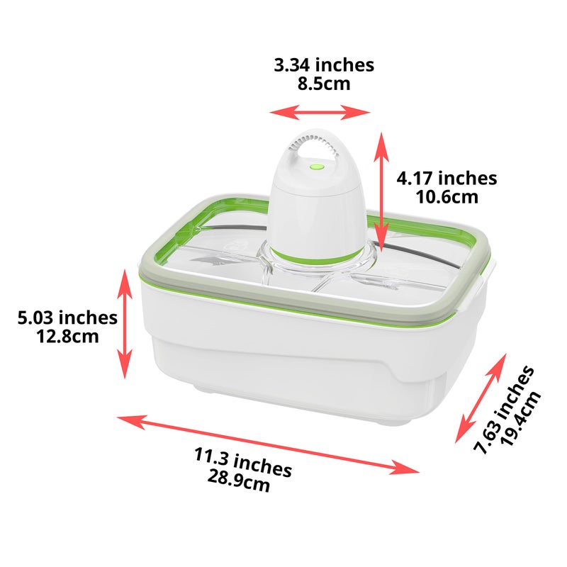 FOSA Extra Large Bread Box | 4L (135oz) Vacuum Sealed Bread Storage Container with Pump, Airtight Food Keeper for Homemade Bread & Baked Goods - Image 2
