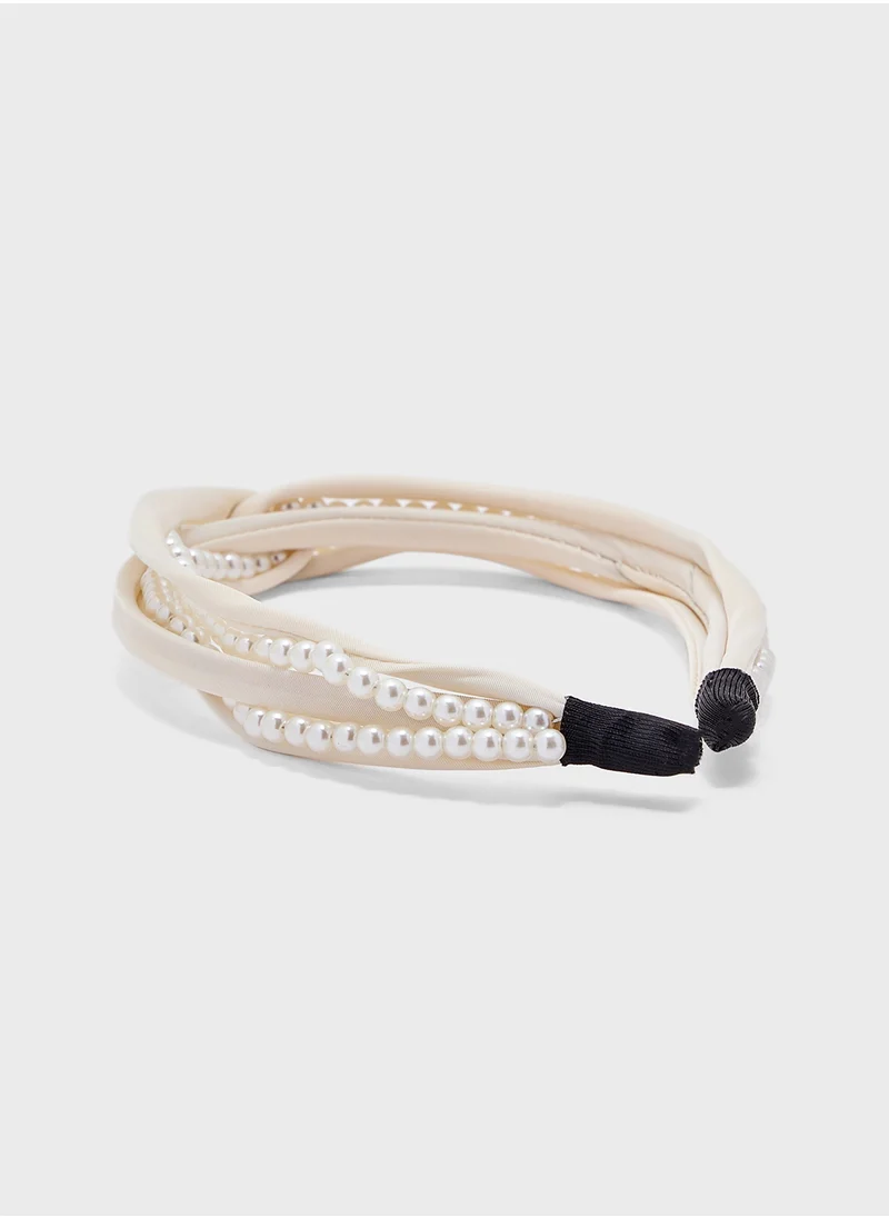 ايلا Pearl Detail Headband