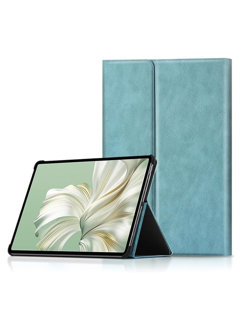 حافظة متوافقة مع جهاز Huawei MateBook E بمقاس 12.6 إنش WiFi لعام 2023، غطاء جلدي رفيع جدًا مع حماية شاملة وغطاء واقف قابل للطي، مزودة بخاصية النوم/الاستيقاظ التلقائي.