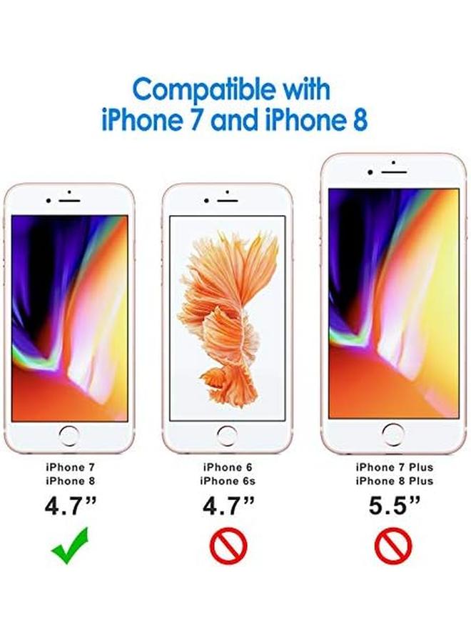 Jetech Case For Apple Iphone 8 And Iphone 7 Dual Layer Protective Cover With Shock Absorption Silver - Image 2