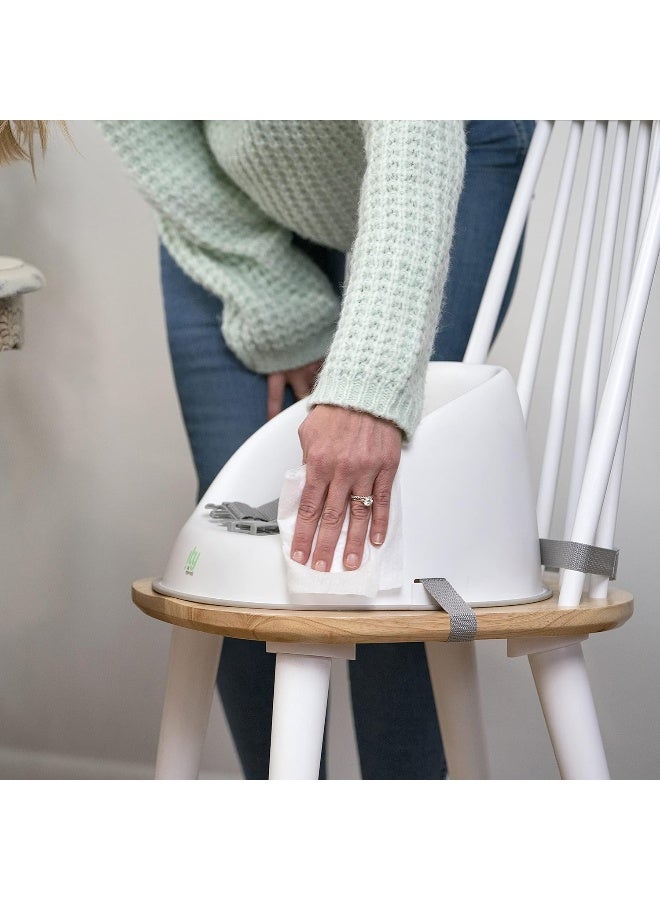 Ingenuity Ity Simplicity Seat Easy-Clean Baby Booster Feeding Chair â€“ Oat - Image 3