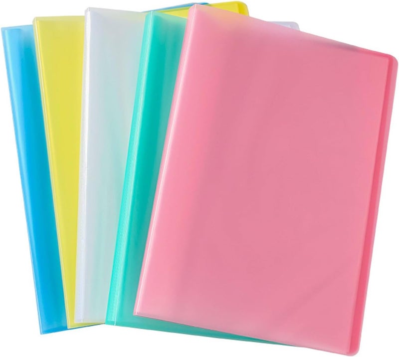 A 2 a 3 a 4 4K Display Folders Document Project Folder Presentation Folder with Plastic Sleeves Document Display Book - Image 5