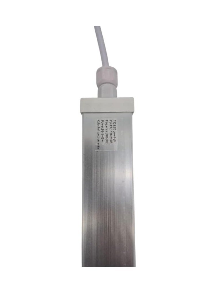 ماركة غير محددة مصباح نمو LED T12 45 واط طيف كامل – أبيض، مقاوم للماء IP65، بطول 120 سم، 336 LED، إخراج عالي للضوء لمحاصيل الفاكهة مثل الفراولة  - Image 3