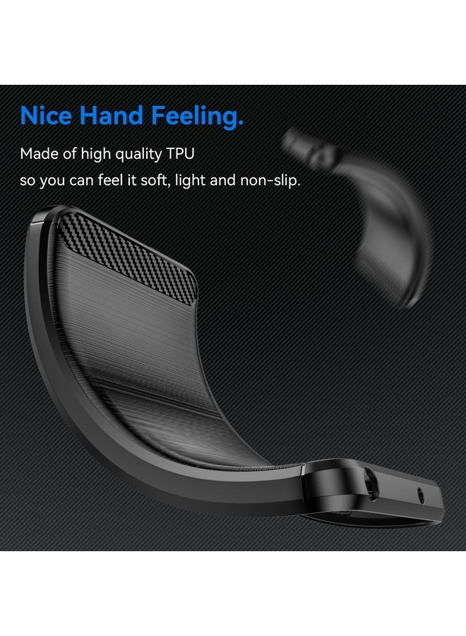 HuHa For Nothing Phone 3a Carbon Fiber Brushed Texture TPU Phone Case(Black)  - Image 4