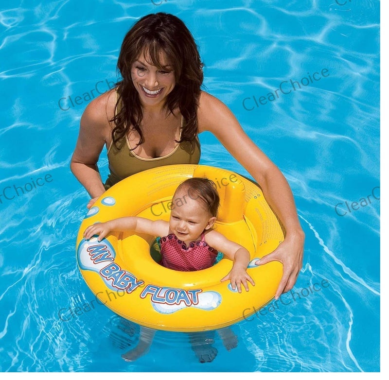 ClearChoice :- Baby Pool Bath Swim Ring for Kids 1 to 3 Years Swimming Learning Ring for Girls and Boys(Multi Color)(1 PIS) - Image 4