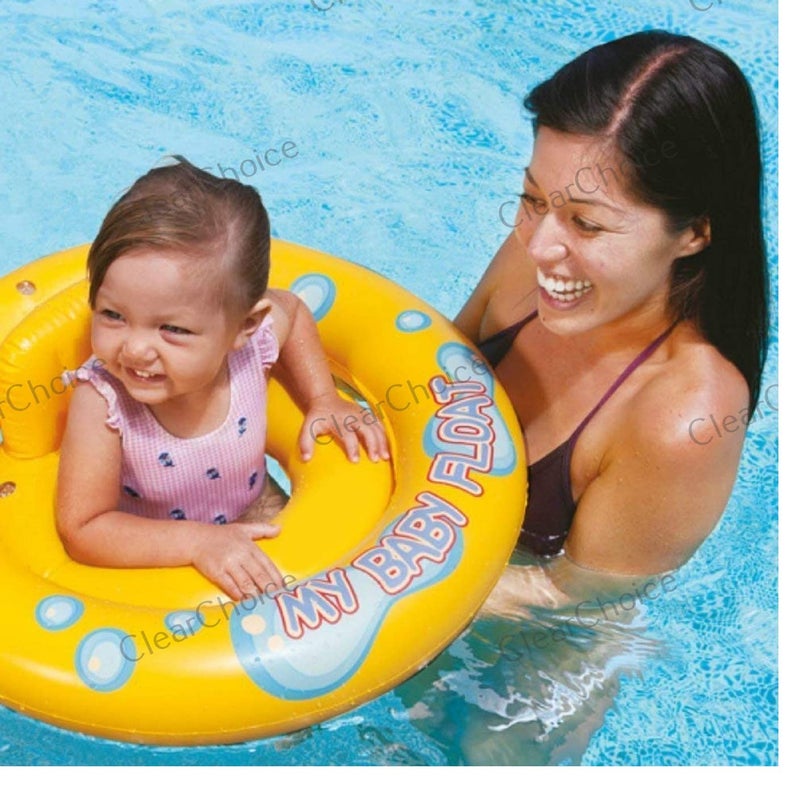 ClearChoice :- Baby Pool Bath Swim Ring for Kids 1 to 3 Years Swimming Learning Ring for Girls and Boys(Multi Color)(1 PIS) - Image 2