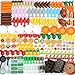 BroTex 200pcs Food Building Blocks Accessories City Friends Kitchen Bricks Sets DIY Restaurant Picnic Building kit Compatible All Major Brands - Image 2