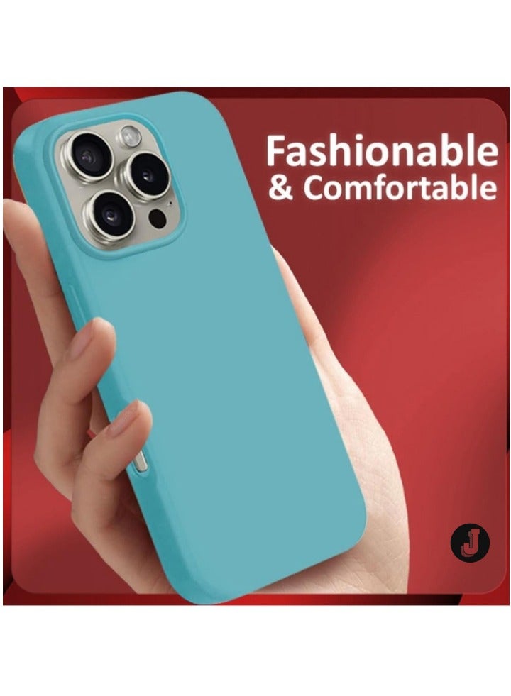 JAJEEK NEW Liquid Silicone Case for iPhone 16 Pro Max - Ultra Slim Design with Soft Anti-Scratch Microfiber Lining & Drop Protection - Image 4