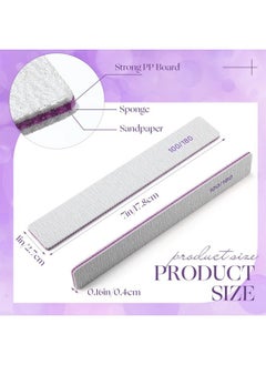 150 Pcs 100/180 Grit Nail Files Double Sides Washable Nail Files Emery Boards Nail Files For Acrylic Nails Natural Nails Square Manicure Tools For Home Business Salon - pzsku/Z43724124ACDEE98F230CZ/45/_/1730894534/a4d9f781-f509-47b1-8a23-8d07262b5dee