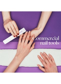 150 Pcs 100/180 Grit Nail Files Double Sides Washable Nail Files Emery Boards Nail Files For Acrylic Nails Natural Nails Square Manicure Tools For Home Business Salon - pzsku/Z43724124ACDEE98F230CZ/45/_/1730894541/19ad7771-a975-413f-bfc2-baa5fe24da69