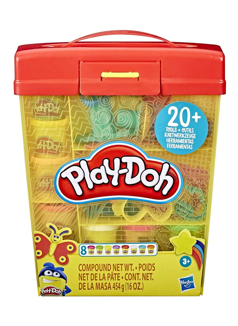 Play-Doh - Play-Doh Large Tools and Storage Box Play Set 20+ Pieces - Image 1