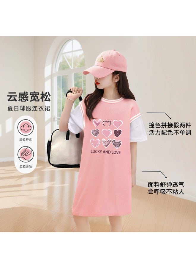 Bornbay 2025 Summer New Girls' Casual Sporty Sundress - Image 2