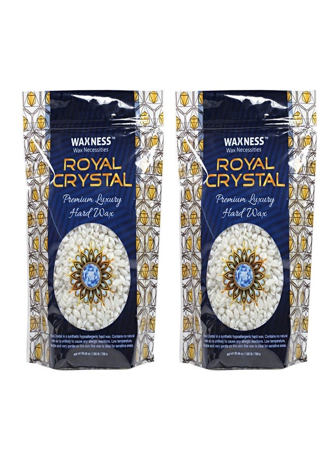 Waxness Premium Luxury Hard Wax Royal Crystal 1.65 lb - Pack of 2 - Image 1