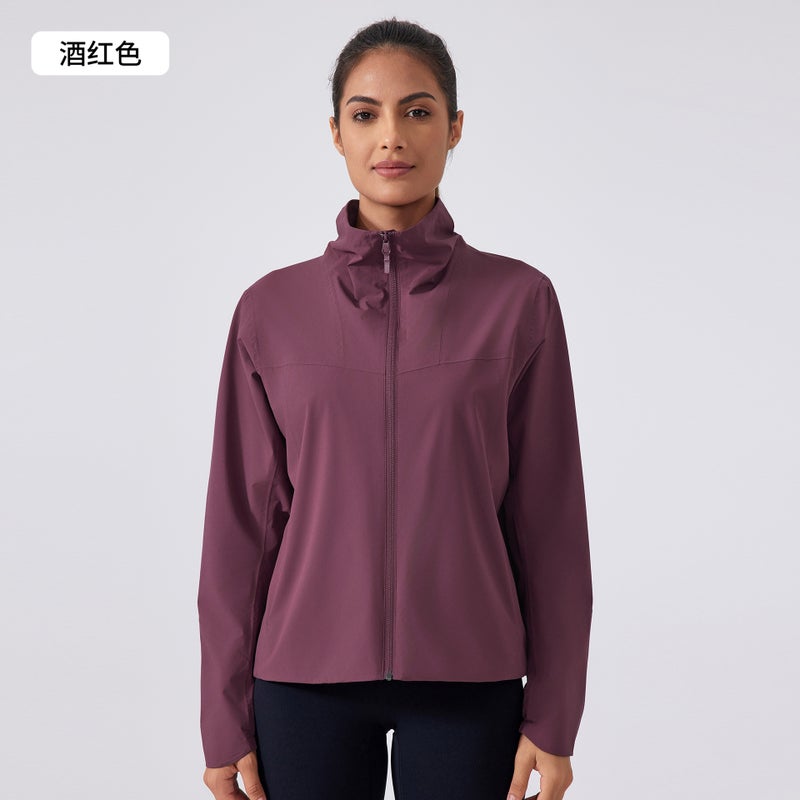 Autumn Winter Windproof Softshell Jacket Womens Sportswear DAW010 Cloud Blue - Image 4