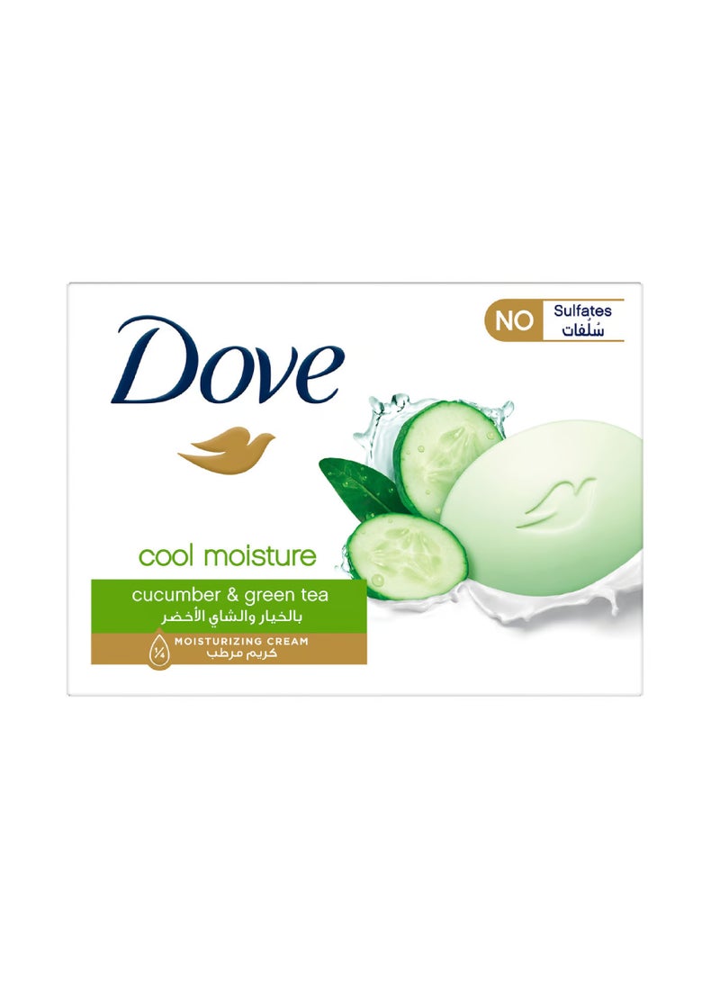 Dove صابون رطوبة باردة خيار وشاي أخضر 125 جرام