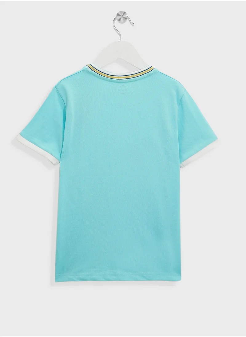ريبلز مع نمشي Boys Half Sleeves T-shirts