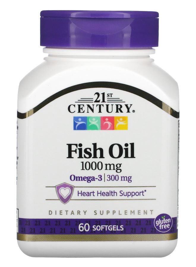 Fish Oil 1000 mg 60 Softgels