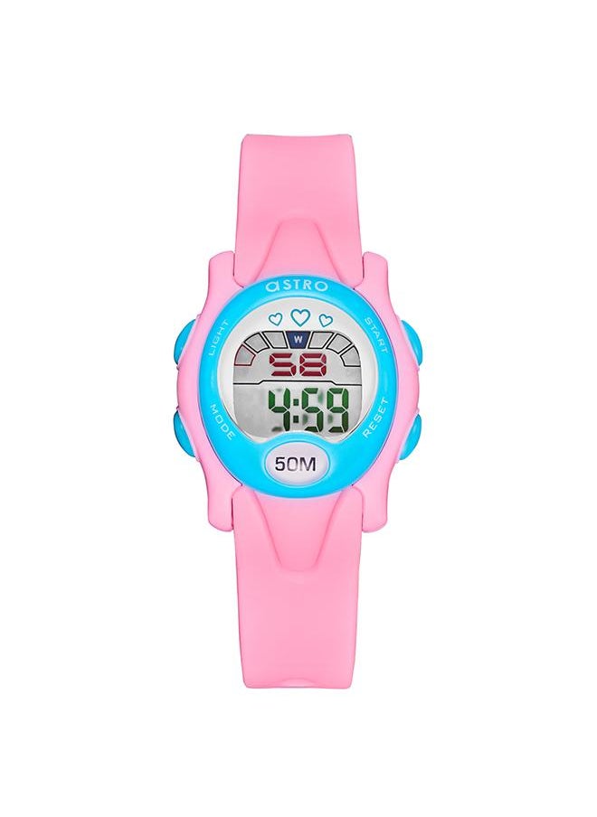 ASTRO - Astro A23902-PPPL Kids Digital Display Watch & PU Strap Pink - Image 1