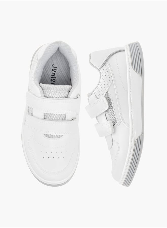 JUNIORS Boys Panelled Sneakers With Hook And Loop Closure  - Image 2