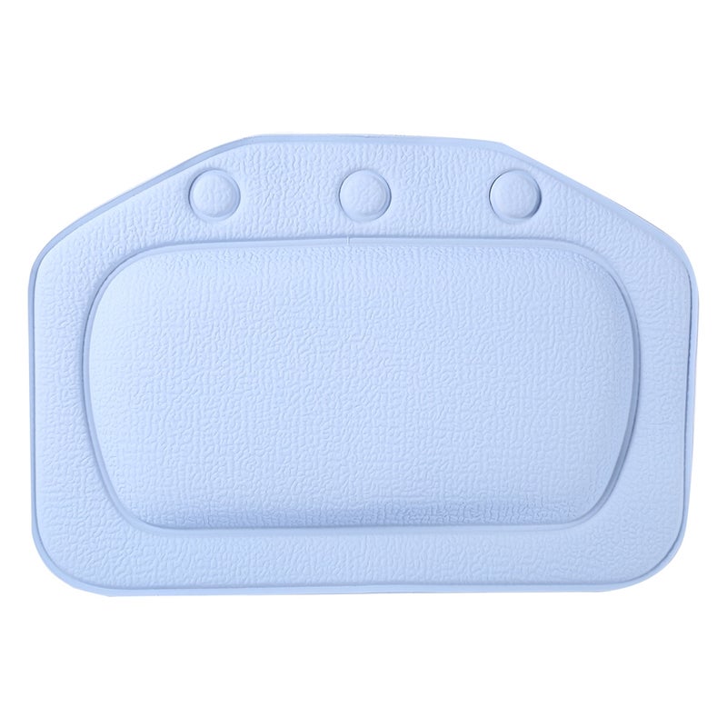 Bathroom Pillow Bathtub Head Rest Foam Design Spa Neck Cushion With Suction Cup - Image 1