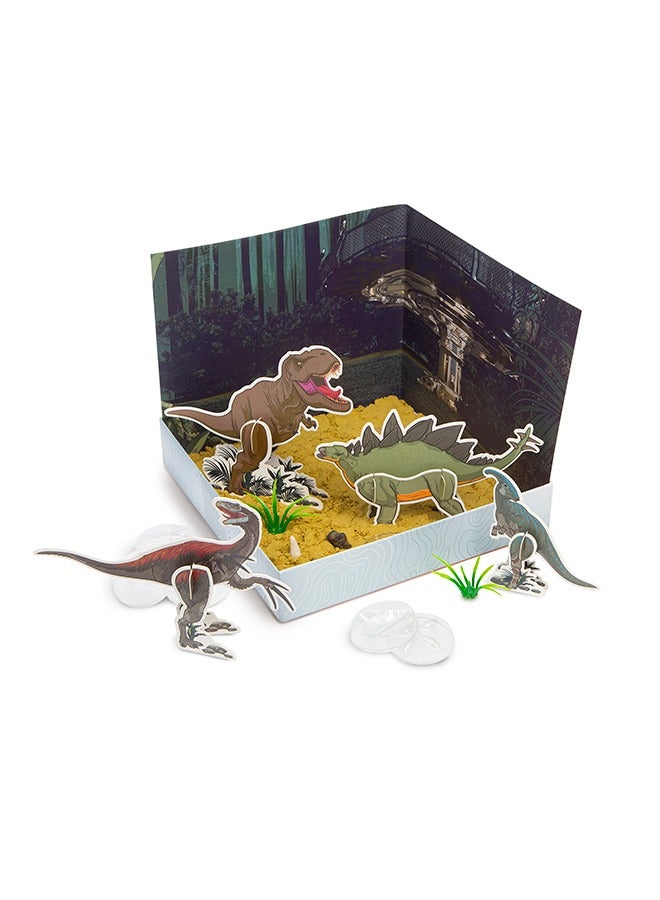JURASSIC WORLD Dominion: Ultimate Dino Sand – Dinosaur Reserve Set with Kinetic Sand | Create Your Own Dinosaur Sanctuary | Ages 3+ - Image 1