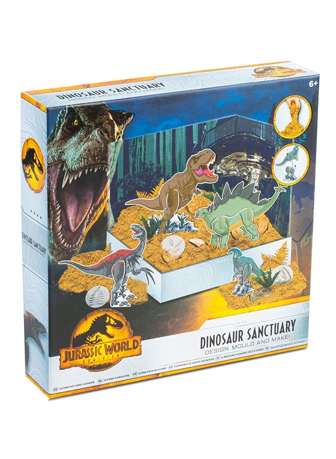 JURASSIC WORLD Dominion: Ultimate Dino Sand – Dinosaur Reserve Set with Kinetic Sand | Create Your Own Dinosaur Sanctuary | Ages 3+ - Image 3