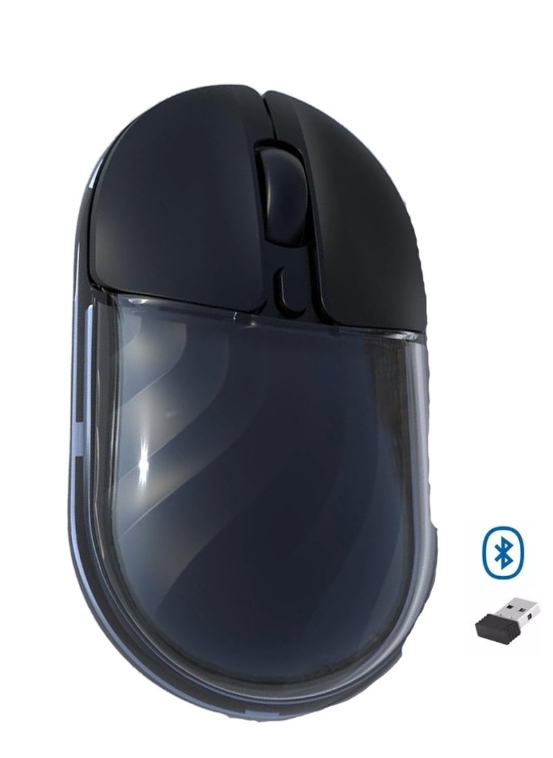JeDEL - WD142 Wireless, Bluetooth Rechargeable Mouse - 1600 DPI Adjustable - Battery Life 180 Hours - Image 1