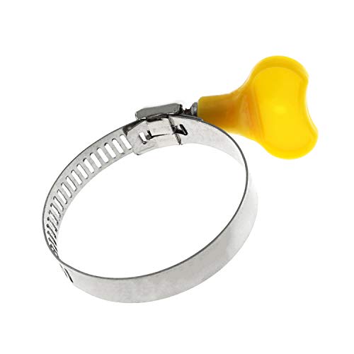 Maxmoral 5pcs 1.3"-1.7" Adjustable Butterfly Hose Clamp with Plastic Handle,Pipe Clips Hoop Fixed Tool - Image 5