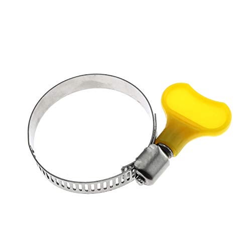 Maxmoral 5pcs 1.3"-1.7" Adjustable Butterfly Hose Clamp with Plastic Handle,Pipe Clips Hoop Fixed Tool - Image 3