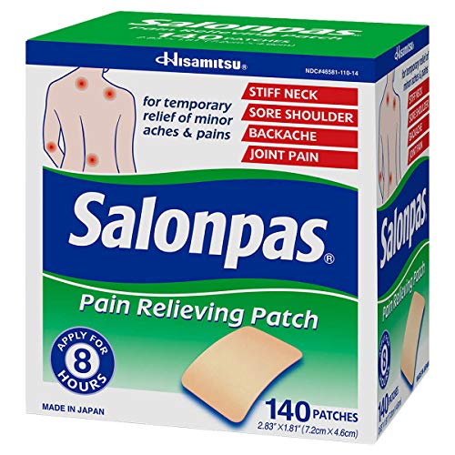 Salonpas Pain Relieving Patch, 140 Patches (2 Pack) - Image 3
