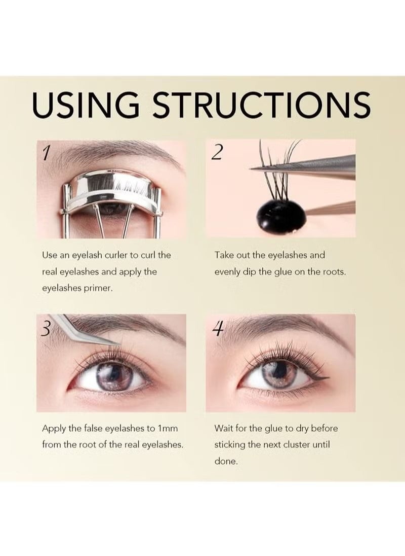 GOLLEE - DIY Lashes Extension/Extra Strong Evolution Eyelash Extension Glue (0.1fl.oz / 3ml),Lash Extension at Home,3-4Seconds/Low Humidity/Waterproof and Oil Resistant - Image 1