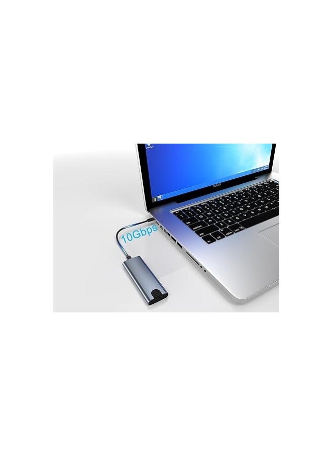 Generic M.2 SSD External Enclosure – USB 3.2 Gen 2 Adapter – 10Gbps NVMe/SATA SSD Case with 2-in-1 USB A+C to C Cable – Compatible with M-Key & B+M Key (2230/2242/2260/2280)  - Image 4