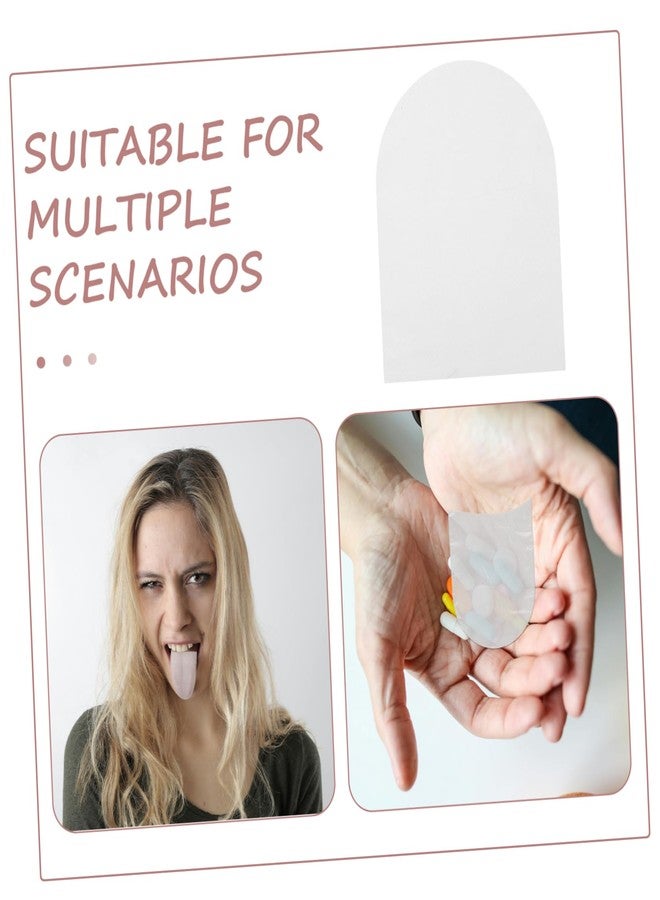 GRIRIW 30pcs Disposable Tongue Covers for All Ages - Taste-Proof Tongue Protector Sleeve for Chinese Medicine - Comfortable & Hygienic Solution to Avoid Bitter Taste - Image 3